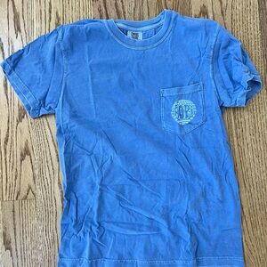 Alpha Delta Pi Blue Pocket Graphic Tee